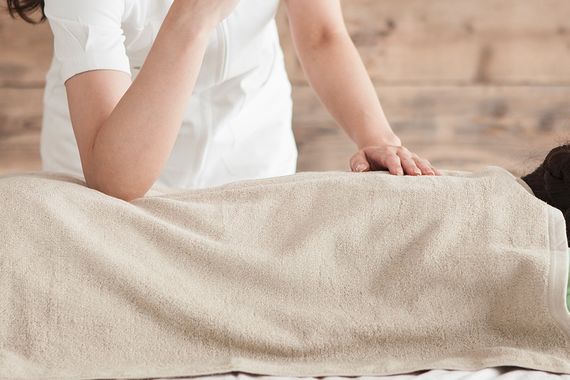 リラックスした施術